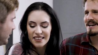 ADULT TIME - Take Some Stress Off! Anna de Ville Fills Her Butt With 2 Dicks! DOUBLE ANAL POUNDING