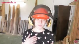 Top Hidden!!! Heimlich inside der Werkstatt von Opa gefickt