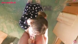 Top Hidden!!! Heimlich inside der Werkstatt von Opa gefickt