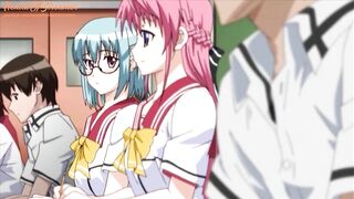 Animated Uncensored | Guy Fucks two Beauties into the Hospital | Cartoon,