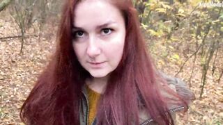 Public pickup and cum inside the Girl outdoors. KleoModel