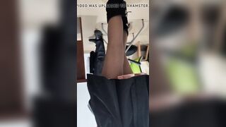 Upskirt slut into hospital