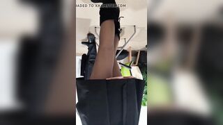 Upskirt slut into hospital