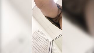 Wet MILF Vagina into Changing Room