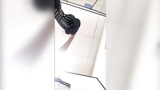 Wet MILF Vagina into Changing Room