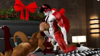 A Merry Bi Sensual Christmas three Way - second Life Yiff
