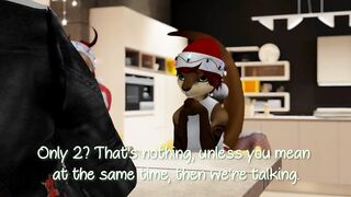 A Merry Bi Sensual Christmas three Way - second Life Yiff