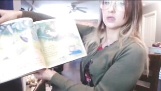 School Teacher Reads to you while Sitting on a Sex Toy
