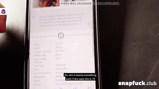 Booty-banged! action with cute teenie cumslut Candy! snap-nailed.com