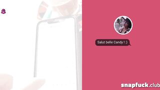 Booty-banged! action with cute teenie cumslut Candy! snap-nailed.com