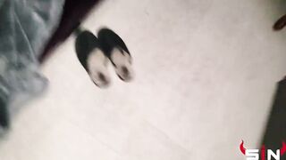 Pre cum filled Black Anal Whore