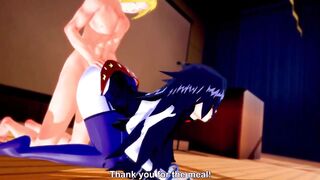 My Hero Academia: Midnight Teaches some new Moves (3D Hentai)