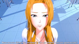 Bleach: POUNDING HUGE BREASTS SCHOOL WOMEN RANGIKU (3D Hentai)