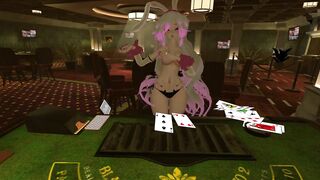 Bunny cunt with mouth Loses everything while Gambling [VRchat ERP] Intense Moaning, Nudity, Lesbian