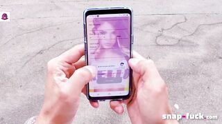 Flora liking filthy nailed date with a stranger! Snap-banged!.com