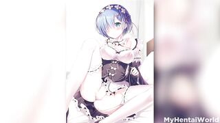 Rezero Rem and Ram Hentai Porn best Compilation Nailed