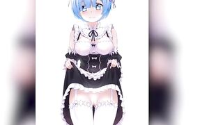 Rezero Rem and Ram Hentai Porn best Compilation Nailed