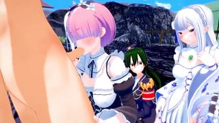 Re:Zero: WAIFU FUCKFEST (3D Animated)r
