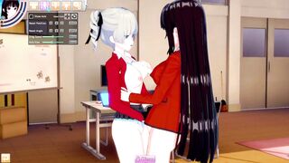 Yumeko Gets Pleasured by the President (Kakegurui Animated)