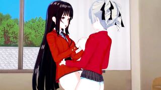 Yumeko Gets Pleasured by the President (Kakegurui Animated)