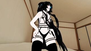 Beauty BONDAGE African Blue Long Hair give Sex Therapy point of watch