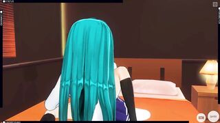 3D HENTAI Schoolgirls Lesbians Pounded with a Sex Dildo