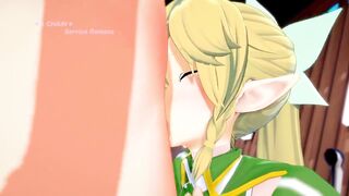 SAO: FILLING LEAFA'S PUSSY (3D Cartoon)
