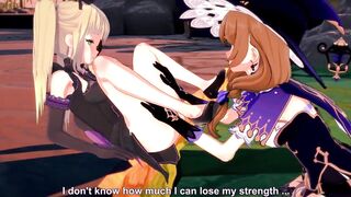 Lisa Teaches Fischl a Lesson (Genshin Impact)