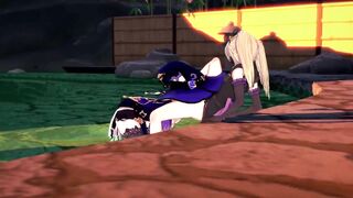 Lisa Teaches Fischl a Lesson (Genshin Impact)