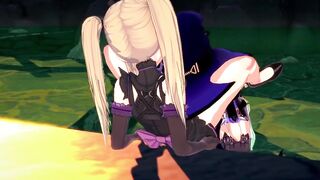 Lisa Teaches Fischl a Lesson (Genshin Impact)