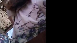 Upskirt 5 Excelente Up Piba con Culote Vestido al Viento