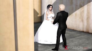 Bae sex! Black guy plays with a Beauty bride into the dungeon