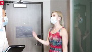 Blonde Slut Fucks The Doctor For The COVID Cure