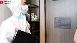 Blonde Slut Fucks The Doctor For The COVID Cure