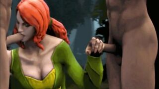 Vengeful Spirit & Lanaya Pussyjob / DOTA 2 SFM