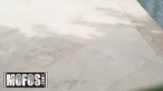 Cute blonde next door Addie Andrews gets filmed secretly -
