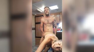goddess Fiance Gets Plowed Doggy Style with Leaking Jizzed