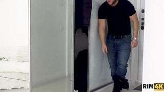 RIM4K. 19 Year Old gives vagina for passionate nailing to stranger