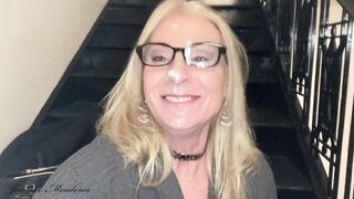 1st Cumwalk Selfie of 2021 - Joanna Meadows - NaughtyJoJo