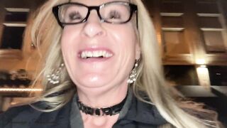 1st Cumwalk Selfie of 2021 - Joanna Meadows - NaughtyJoJo - cougar