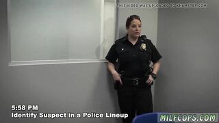two beauty police MILFs try big african cock!