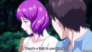 Anime Uncensored | Big Tit cougar Loves to be Fucked by five