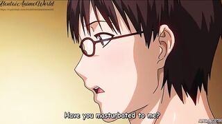 Anime Uncensored | Big Tit cougar Loves to be Fucked by five