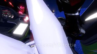 Chained Drooling Tattooed Red Bj Rides you in Passenger Seat of Lamborghini