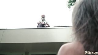 70 year older grandpa fucks teen year old cunt with mouth moans