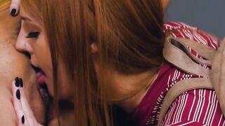 MOMMY'S GIRL - Bae Red head College girl Wants A Taste Of Professor cougar Becky Bandini's Vagina