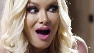 GIRLSWAY - Bombshell African Ana Foxxx Offers Her Big titted Bestie a Night to Remember With a Surprise Sex toy