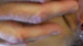 Hairy Mature Girl Close-up Cumshot