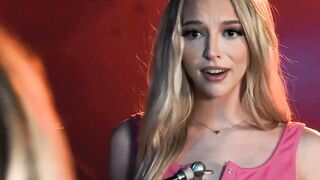 Skinny Blonde Chloe Temple Uses A Strap-On To Plowed Stepsister Lily Larimar & Got A Spot For Her Band