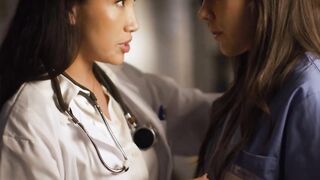 GIRLSWAY - Doctor Vicki Chase KNOWS How To Keep Nurse Sinn Sage's Mouth Busy From Telling Secrets